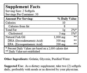 海霸鱼油（HYPER DHA/EPA)  100粒软胶囊